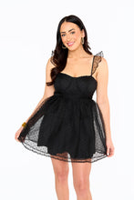 Load image into Gallery viewer, VIXEN BUSTIER MINI DRESS - BLACK